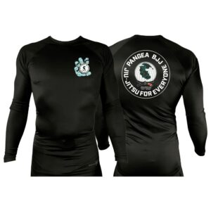Pangea Jiu Jitsu All Black Custom Rash Guards Long Sleeves A